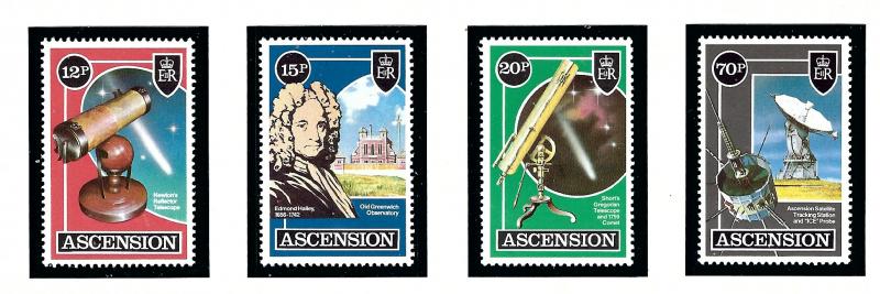 Ascension 385-88 MNH 1986 Halleys Comet