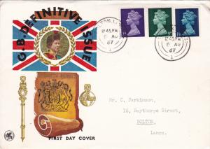 GB 1967 Definitive Issue  FDC Bolton CDS VGC