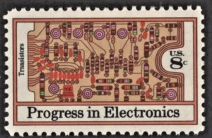 US 1501 MNH VF 8 Cent Progress in Electronics