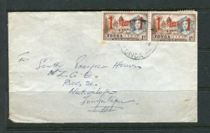 TONGA; LETTER/COVER 1960s early fine used local usage Nukualofa 