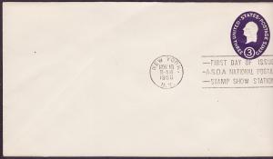 U534 George Washington uncacheted FDC