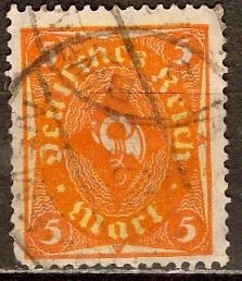 Germany; 1922: Sc. # 180:  Used Single Stamp
