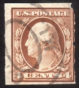 1909, US 4c, Washington, Used, Sc 346