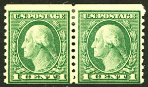 U.S. #490 MINT PAIR OG HR
