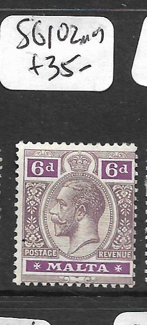 MALTA (P2801B) KGV 6D  SG 102  MOG