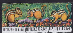 Guinea 756 Endangered Animals 1977