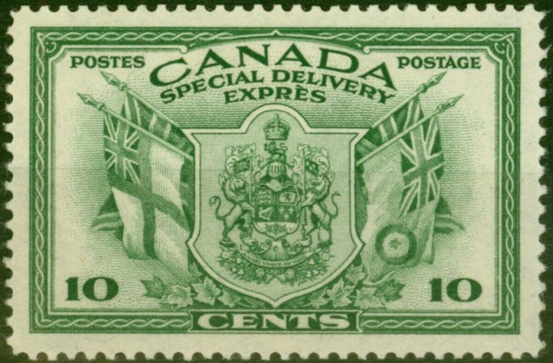 Canada 1942 10c Green SGS12 Fine VLMM