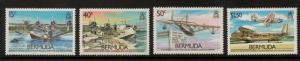 BERMUDA SG549/52 1987 AIR SERVICE MNH