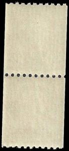 # 722 Mint Never Hinged Line Pair Deep Violet George Washington