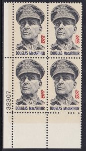 1424 Douglas MacArthur Plate Block MNH