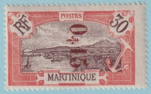 MARTINIQUE 116a  MINT HINGED OG * READING DOWN - NO FAULTS VERY FINE! - LSJ