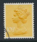 GB Machin 10½p  SG X890  Scott MH72 Used  with FDC cancel please read details