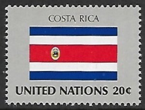 United Nations - N.Y. # 365 - Flag of Costa Rica - MNH.....{AL42}