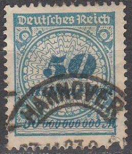 Germany #299  F-VF Used  CV $35.00 (A12932)