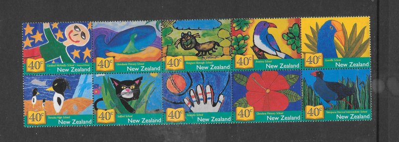 NEW ZEALAND - CLEARANCE SALE! #1798a BOOK DESIGN WINNERS MNH