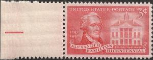 # 1086 MINT NEVER HINGED ALEXANDER HAMILTON