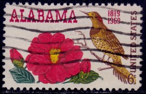 United States, 1969, Alabama Statehood, 6c, sc#1375, used