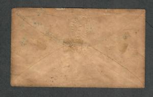 Nashville TN CSA Sc#1 On US Sc#u10 Planter's Bank Embossed Flap