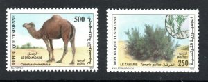 1999- Tunisia- Tunisie- Tamarisk - Dromedary- Complete set -2 v MNH** 