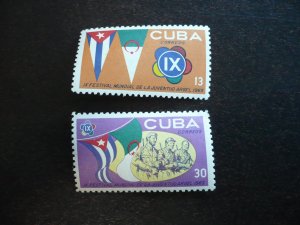 Stamps - Cuba - Scott# 969-970 - Mint Hinged Set of 2 Stamps