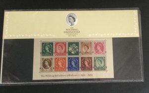 MS2326 GB mint minisheet. 2002 Wildings defins. I :1952-53 presentation pack 59