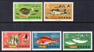Ghana 251-255 Fish MNH VF