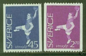 SWEDEN Field Ball stamp set Scott 714-15 MNH**