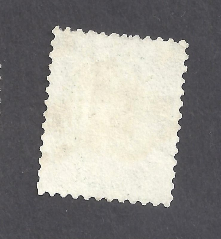 CANADA # 18 MINT UN 1859 6d  YELLOW-GREEN QUEEN VICTORIA BS29883