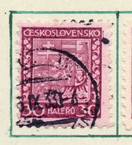 Czechoslovakia 1929 Early Issue Fine Used 30h. 230266