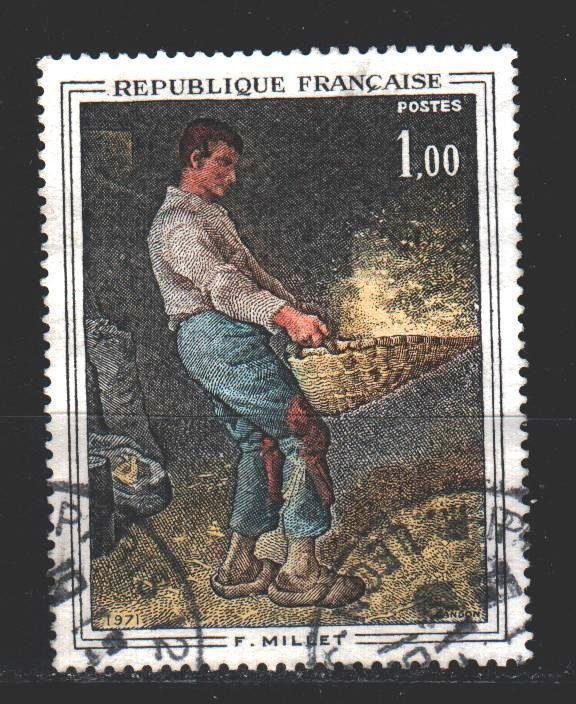 France. 1971. 1744. Paintings. USED.