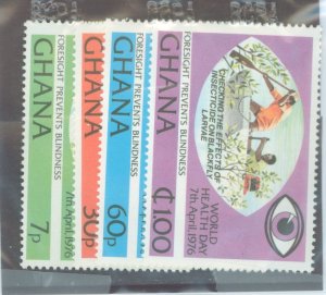 Ghana #592-95  Single (Complete Set)