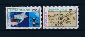 [51478] Turkish Cyprus 1983 Map of Cyprus Satellite from sheet MNH