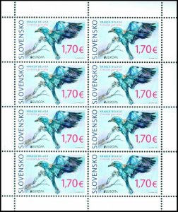 SLOVAKIA/2019 - EUROPA CEPT Rare Birds, MNH 