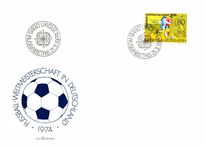 Liechtenstein, Sports, Worldwide First Day Cover