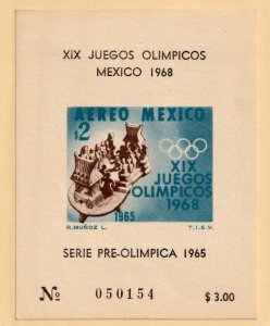 Mexico        C311a        MH NG Souvenir Sheet