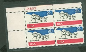 United States #C88  Plate Block
