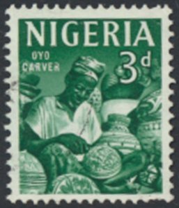 Nigeria  SC#  105    Used  Carver see details & scans