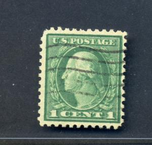 498d Washington DOUBLE IMPRESSION *RARE* Used ERROR Stamp with PF Cert (498-1)