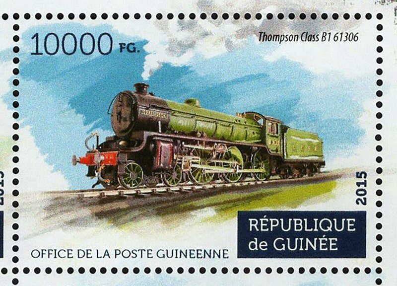 Steam Trains Stamp Locomotive Duchess of Sutherland S/S MNH #11228-11231 