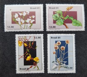 *FREE SHIP Brazil Flowers Of Central Plateau 1981 Flora Plant (stamp) MNH