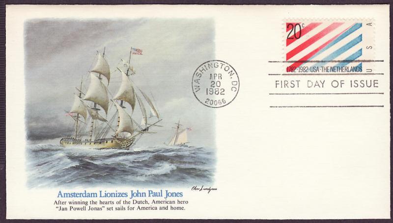 2003 U.S. - Netherlands Relations Fleetwood FDC