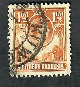 Northern Rhodesia #30 used single