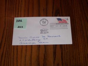#1132, FDC, None, US Flag, Addressed, AA 262