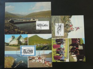 folklore landscapes set of 3 maximum card Faroe Island 84588