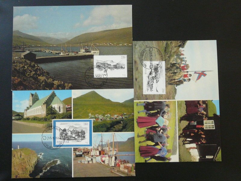 folklore landscapes set of 3 maximum card Faroe Island 84588