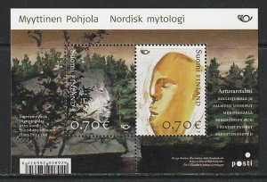 2008 Finland - Sc 1311 - MNH VF - Souvenir Sheet - Mythical Places