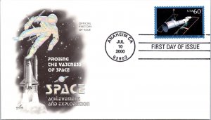 FDC 2000 SC #3409 Artcraft, Hubble Space Telescope - Anaheim CA - Single - J2854