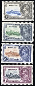 Nyasaland Stamps # 47-50 MLH VF Scott Value $38.00