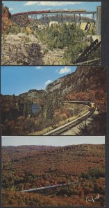 1976/1985 Lot of 3 Algoma Central Railway PCs to Holland 1 Short Paid