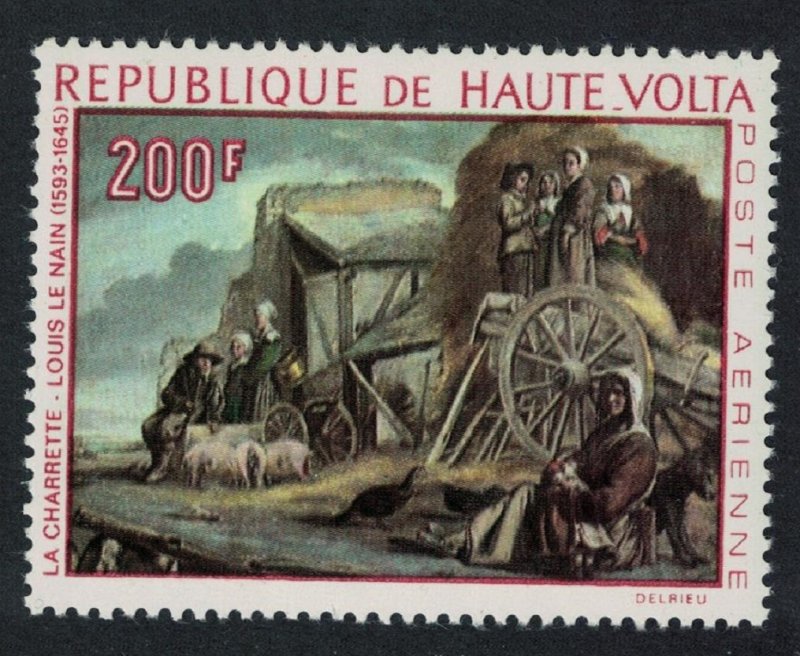 Upper Volta 'The Cart' Painting by Le Nain 1968 MNH SG#240